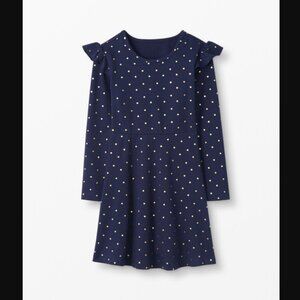 NWT hanna andersson  Glimmer Dot Dress 6-7